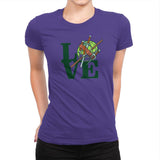 Turtle Love Exclusive - Womens Premium T-Shirts RIPT Apparel Small / Purple Rush