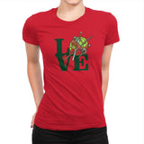 Turtle Love Exclusive - Womens Premium T-Shirts RIPT Apparel Small / Red