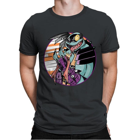 Turtle of Vengeance - Mens Premium T-Shirts RIPT Apparel Small / Heavy Metal