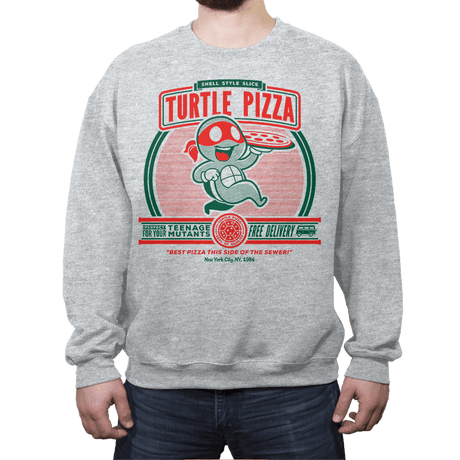 Turtle Pizza - Crew Neck Crew Neck RIPT Apparel