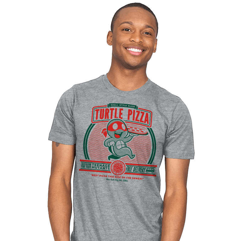 Turtle Pizza - Mens T-Shirts RIPT Apparel