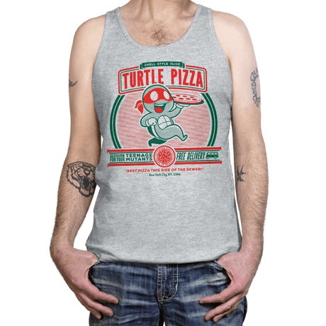 Turtle Pizza - Tanktop Tanktop RIPT Apparel