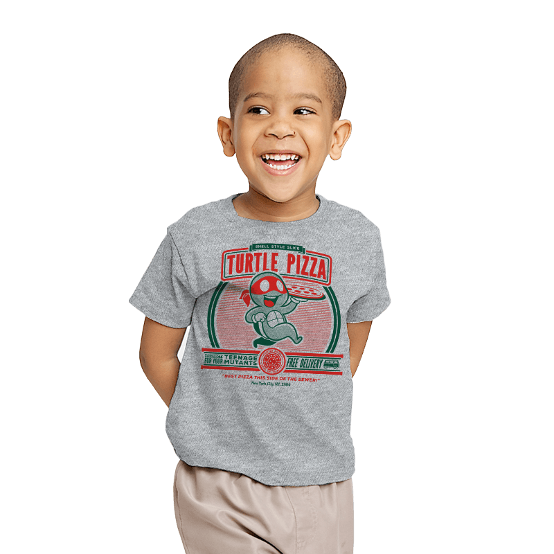 Turtle Pizza - Youth T-Shirts RIPT Apparel