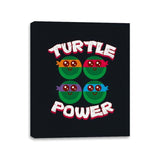 Turtle Power - Canvas Wraps Canvas Wraps RIPT Apparel 11x14 / Black