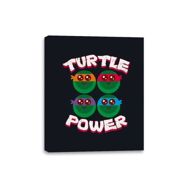 Turtle Power - Canvas Wraps Canvas Wraps RIPT Apparel 8x10 / Black