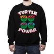 Turtle Power - Crew Neck Sweatshirt Crew Neck Sweatshirt RIPT Apparel Small / Black