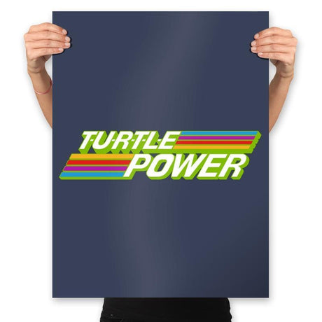 Turtle Power Magazine - Prints Posters RIPT Apparel 18x24 / Navy