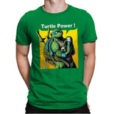 TURTLE POWER! - Mens Premium T-Shirts RIPT Apparel Small / Kelly