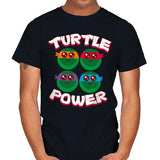 Turtle Power - Mens T-Shirts RIPT Apparel Small / Black