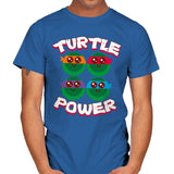 Turtle Power - Mens T-Shirts RIPT Apparel Small / Royal