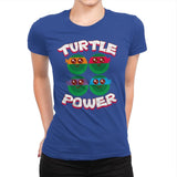 Turtle Power - Womens Premium T-Shirts RIPT Apparel Small / Royal