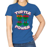 Turtle Power - Womens T-Shirts RIPT Apparel Small / Royal