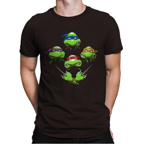 Turtle Rhapsody - Best Seller - Mens Premium T-Shirts RIPT Apparel Small / Dark Chocolate