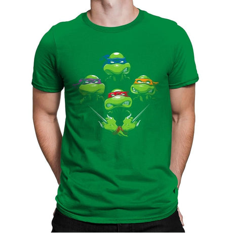 Turtle Rhapsody - Best Seller - Mens Premium T-Shirts RIPT Apparel Small / Kelly Green