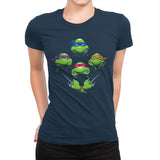 Turtle Rhapsody - Best Seller - Womens Premium T-Shirts RIPT Apparel Small / Midnight Navy