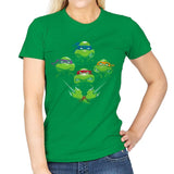 Turtle Rhapsody - Best Seller - Womens T-Shirts RIPT Apparel Small / Irish Green