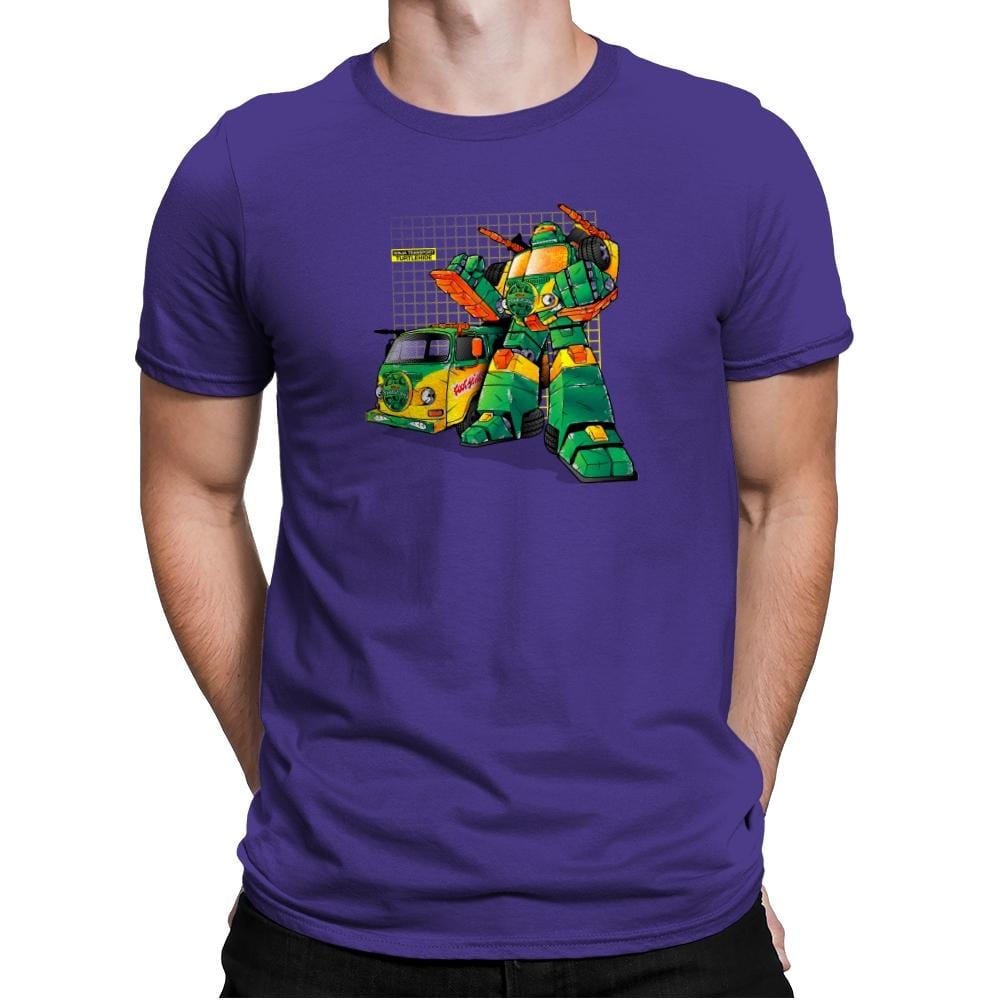 Turtlehide Exclusive - Mens Premium T-Shirts RIPT Apparel Small / Purple Rush