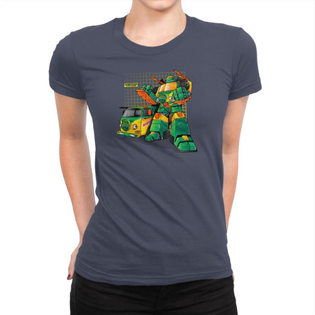 Turtlehide Exclusive - Womens Premium T-Shirts RIPT Apparel Small / Indigo