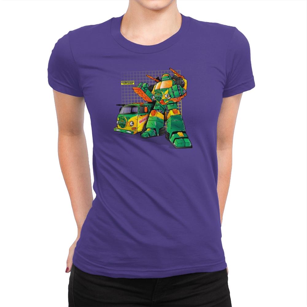 Turtlehide Exclusive - Womens Premium T-Shirts RIPT Apparel Small / Purple Rush