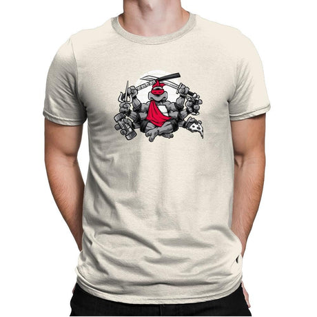 Turtles All The Way Down Exclusive - Mens Premium T-Shirts RIPT Apparel Small / Natural