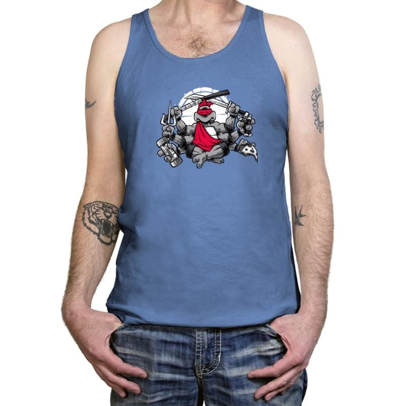 Turtles All The Way Down Exclusive - Tanktop Tanktop RIPT Apparel X-Small / Blue Triblend