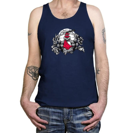 Turtles All The Way Down Exclusive - Tanktop Tanktop RIPT Apparel X-Small / Navy
