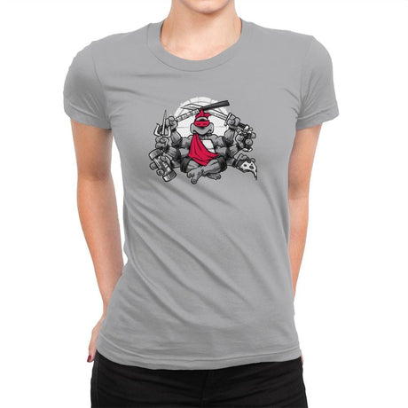 Turtles All The Way Down Exclusive - Womens Premium T-Shirts RIPT Apparel Small / Heather Grey