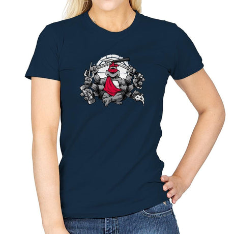 Turtles All The Way Down Exclusive - Womens T-Shirts RIPT Apparel Small / Navy