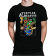 Turtles and Dragons - Mens Premium T-Shirts RIPT Apparel Small / Black