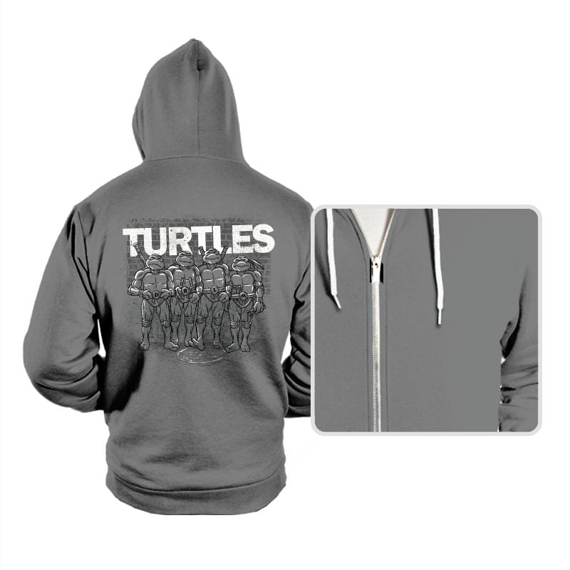 TURTLES - Hoodies Hoodies RIPT Apparel Small / Athletic Heather
