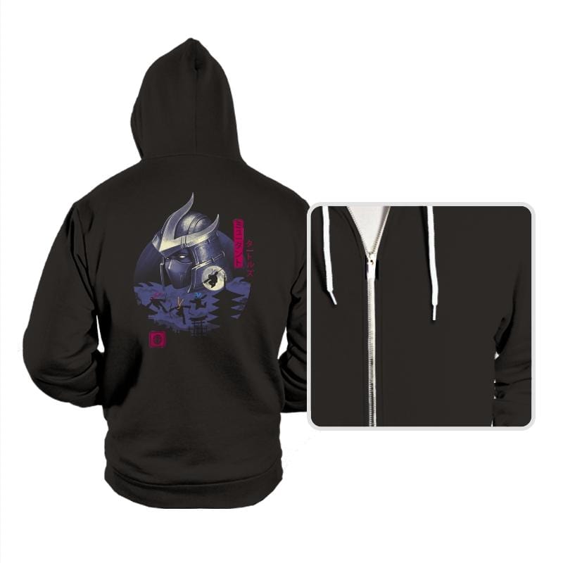 Turtles in Japan - Hoodies Hoodies RIPT Apparel Small / Black