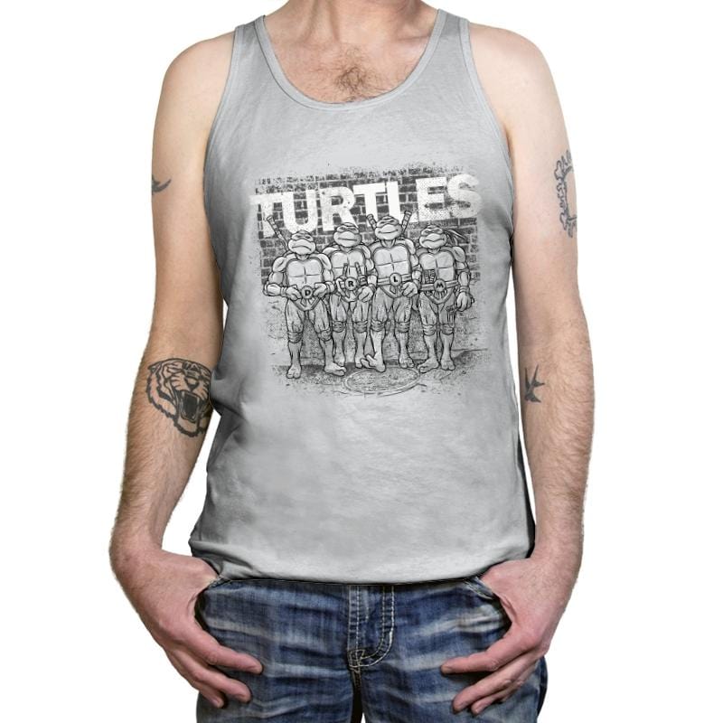 TURTLES - Tanktop Tanktop RIPT Apparel X-Small / Silver