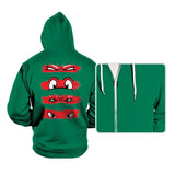 Turtles Through Time - Hoodies Hoodies RIPT Apparel Small / Kelly