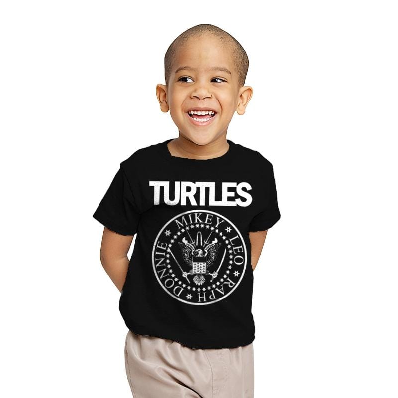 Turtles - Youth T-Shirts RIPT Apparel X-small / Black
