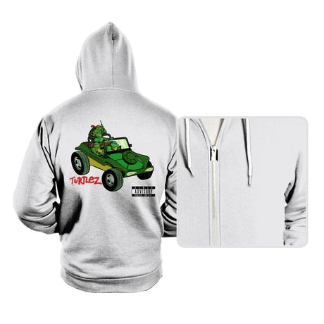 Turtlez - Hoodies Hoodies RIPT Apparel Small / White
