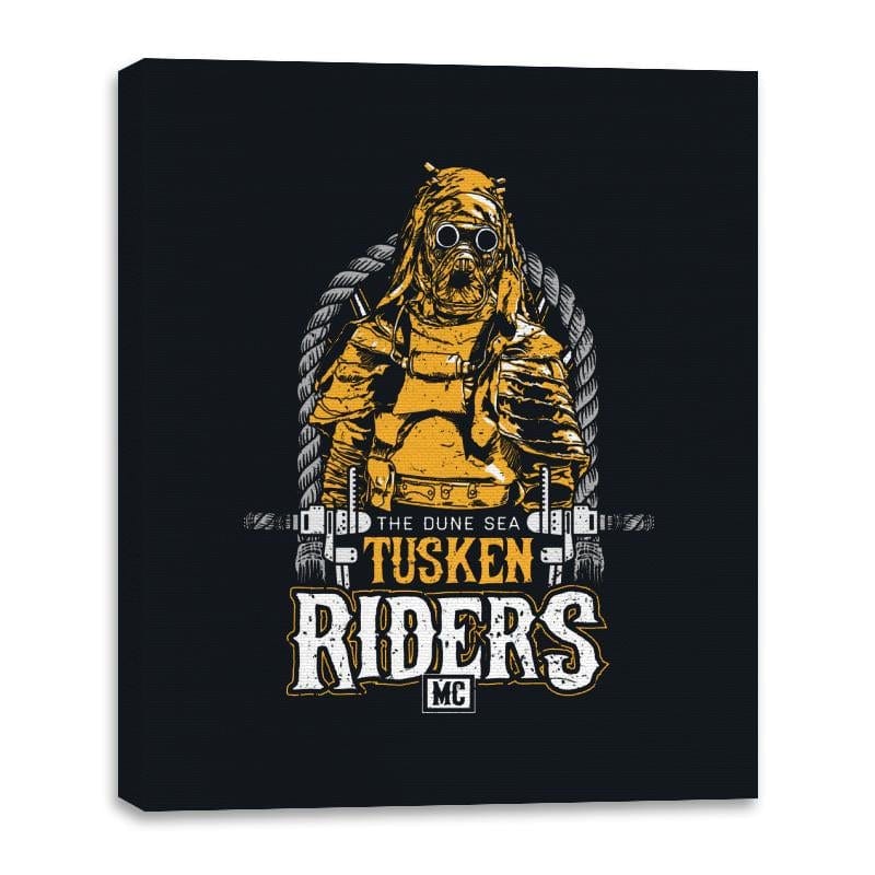 Tusken Riders - Canvas Wraps Canvas Wraps RIPT Apparel 16x20 / Black