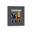 Twin Snakes - Canvas Wraps Canvas Wraps RIPT Apparel 8x10 / Charcoal