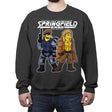 Twin Snakes - Crew Neck Sweatshirt Crew Neck Sweatshirt RIPT Apparel Small / Charcoal