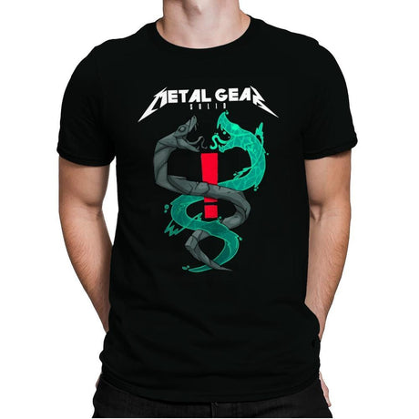 Twin Snakes - Mens Premium T-Shirts RIPT Apparel