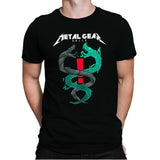 Twin Snakes - Mens Premium T-Shirts RIPT Apparel Small / Black