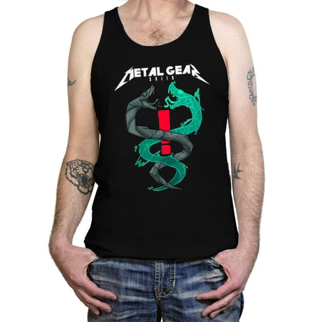 Twin Snakes - Tanktop Tanktop RIPT Apparel X-Small / Black