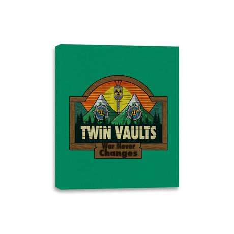Twin Vaults - Canvas Wraps Canvas Wraps RIPT Apparel 8x10 / Kelly