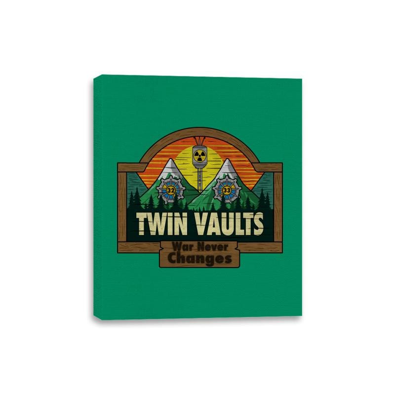 Twin Vaults - Canvas Wraps Canvas Wraps RIPT Apparel 8x10 / Kelly