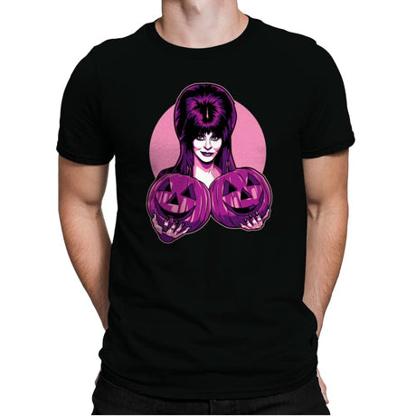 Two Big Pumpkins - Mens Premium T-Shirts RIPT Apparel Small / Black