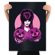 Two Big Pumpkins - Prints Posters RIPT Apparel 18x24 / Black