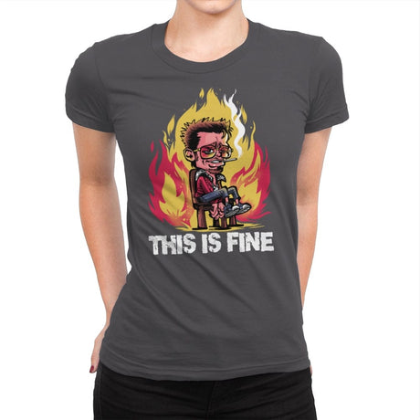Tyler Loves Fire - Womens Premium T-Shirts RIPT Apparel Small / Heavy Metal