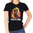 Tyler Loves Fire - Womens T-Shirts RIPT Apparel Small / Black