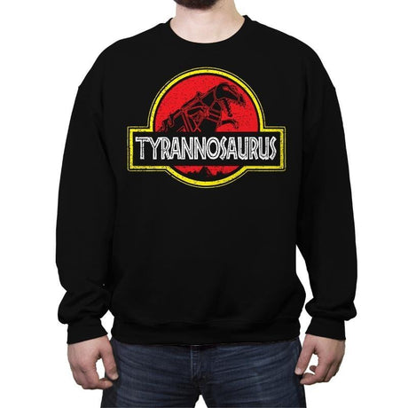 Tyrannosaurus - Crew Neck Sweatshirt Crew Neck Sweatshirt RIPT Apparel Small / Black