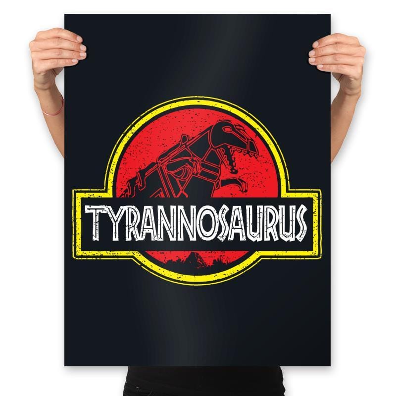 Tyrannosaurus - Prints Posters RIPT Apparel 18x24 / Black