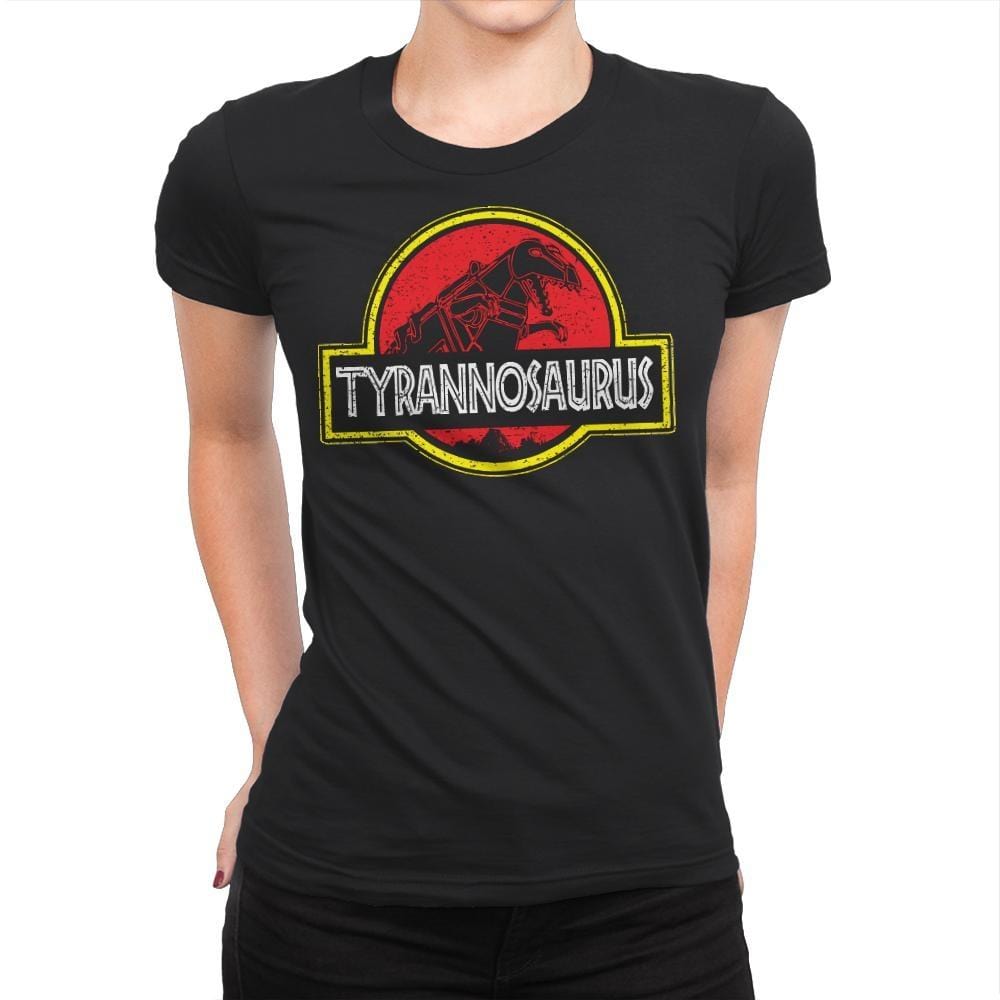 Tyrannosaurus - Womens Premium T-Shirts RIPT Apparel Small / Black